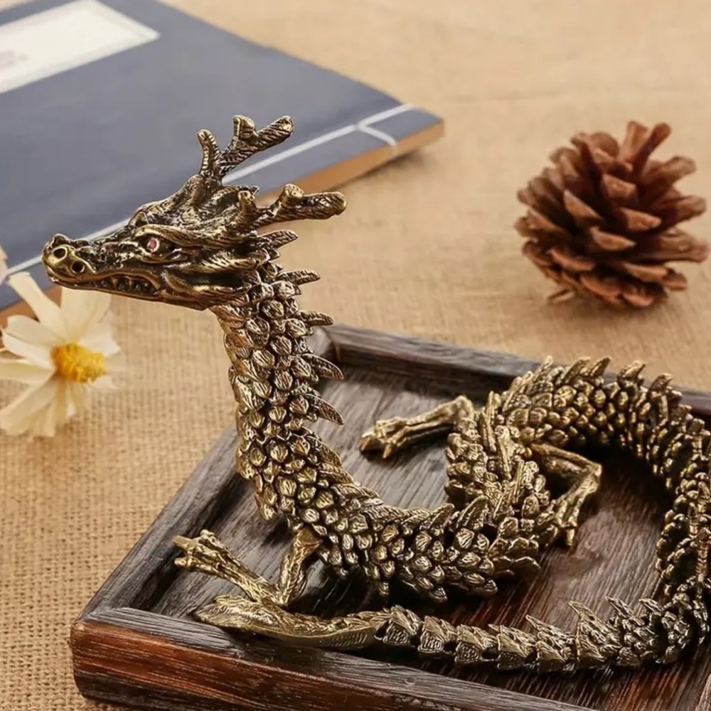 Brass dragon - Picture 6 of 7
